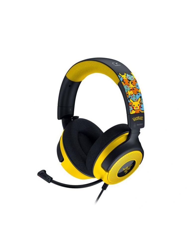 Headphones & Headsets Casti gaming Razer Kraken V4 X Pokémon Kanto Starters Edition., frecventa raspuns 20 Hz – 28 kHz,impendanta 32 Ω, driver customi