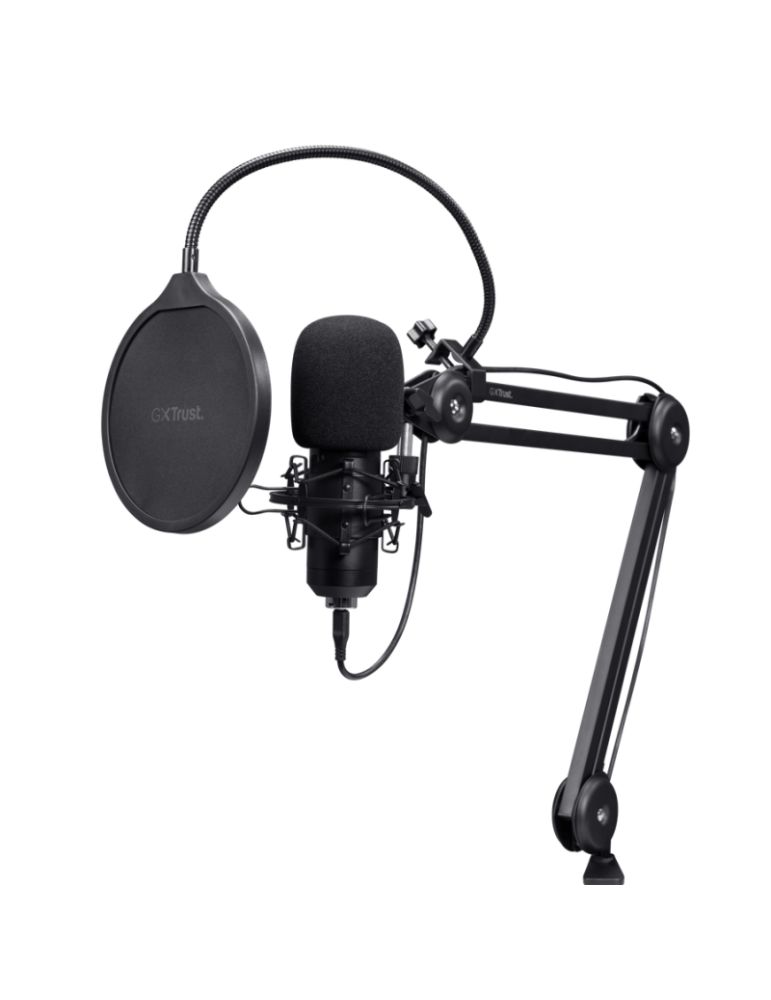 Audio Components Microfon Trust GXT 270 Emita II+ cu brat, negru