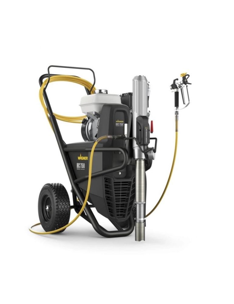 Paint Tools Pompa airless Wagner HeavyCoat 750 G Spraypack CART Honda GX 200 5.5 cp debit 7.6 l/min