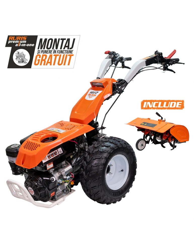 motocultivator RURIS 1077S + freza de sapat SX77
