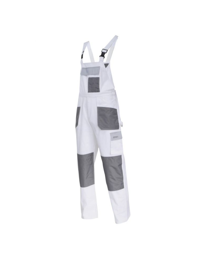 Overalls SALOPETA LUCRU MEDIU-GROASA BUMBAC / ALB - S/48