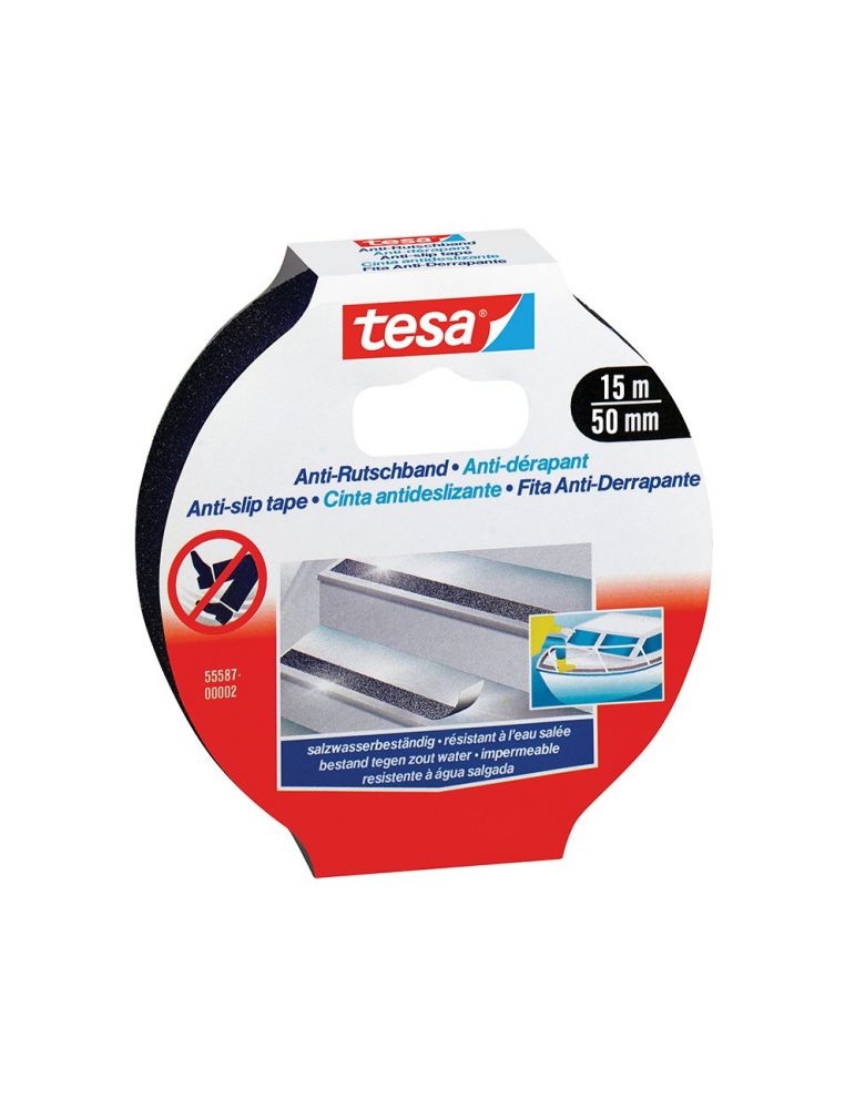 Banda autoadeziva Tesa antialunecare, 50 mm x 15 m