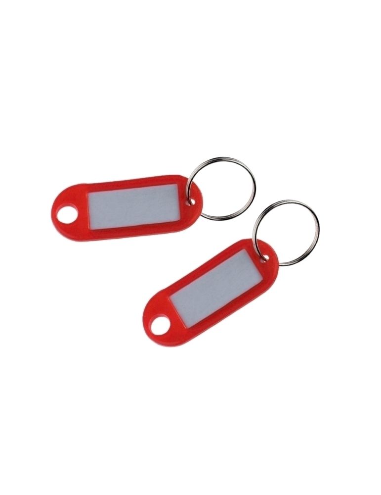 Suport eticheta pentru cheie, diverse culori, 10 bucati/set