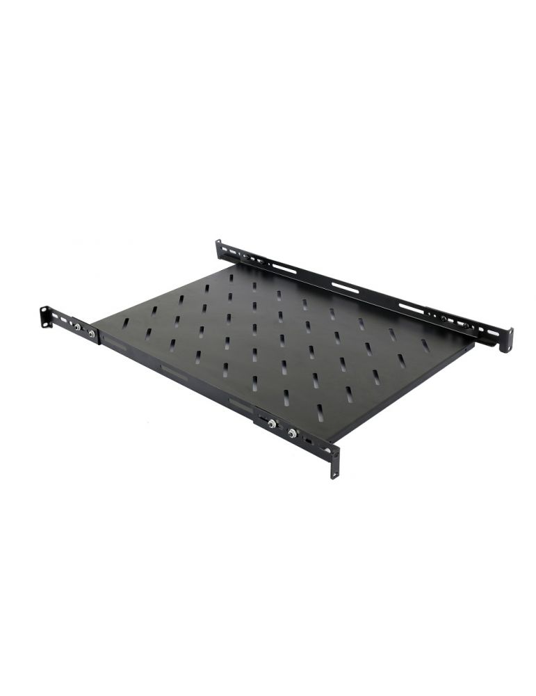 Replacement Shelves RAFT FIX SPACER 1U pentru rack 19", adancime 500mm, pt. cabinet de 800mm, cu urechi fixare, sarcina maxima 60Kg, vopsea antistat