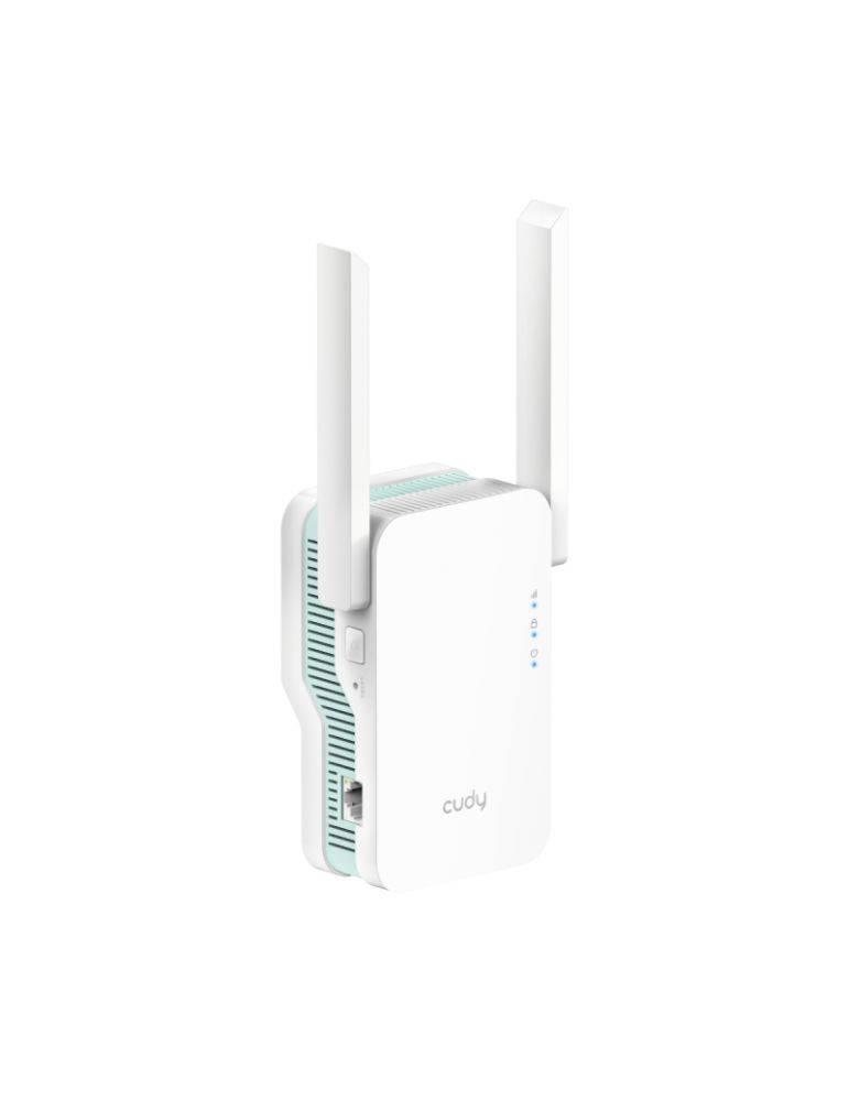 CUDY AX1500 Mesh Wi-Fi 6 Range Extender, 1 x RJ-45, 100 Mbps Wi-Fi 6 (802.11a/b/g/n/ac/ax), WPA/WPA2/WPA3
