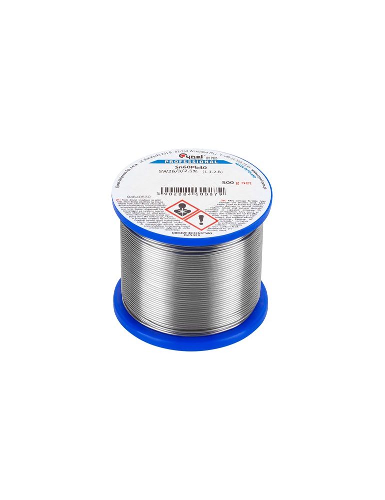 Solder & Flux ROLA FLUDOR SN60PB40 CYNEL 1.5MM 500G