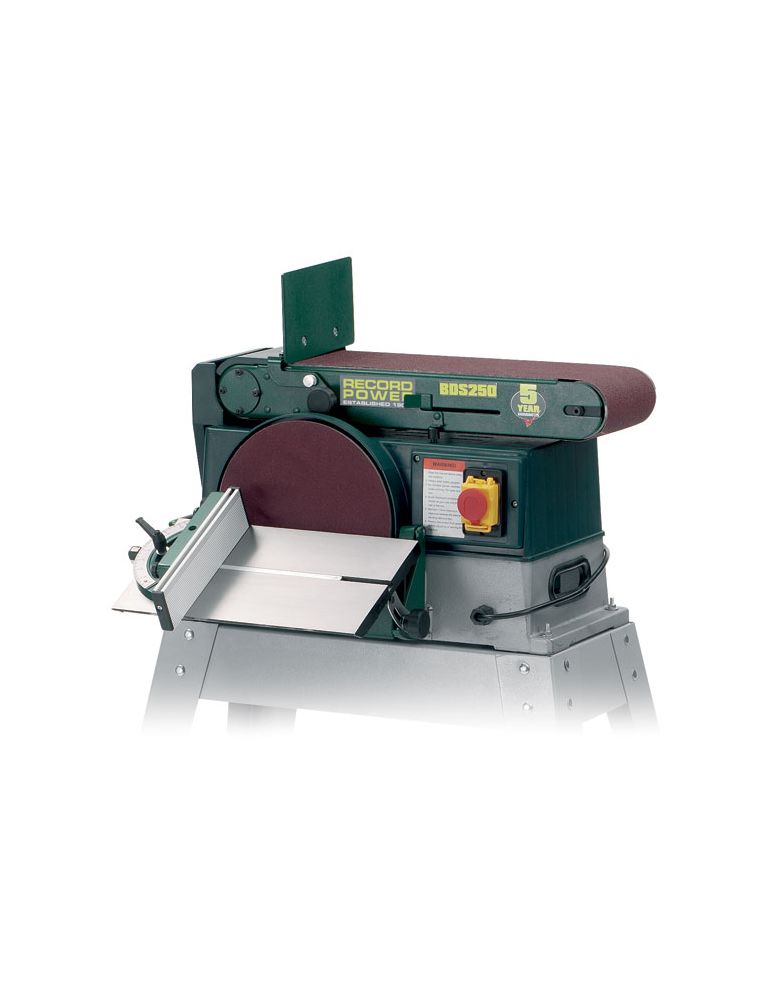 Sanders RECORD POWER BDS250-EP Masina de slefuit cu banda si disc 800 W