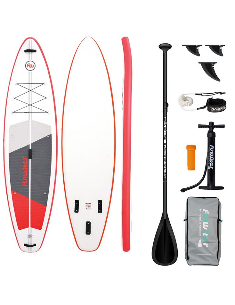 Paddleboards Placă de paddleboard FunWater SUP SUPFW69C (roșu-albă)