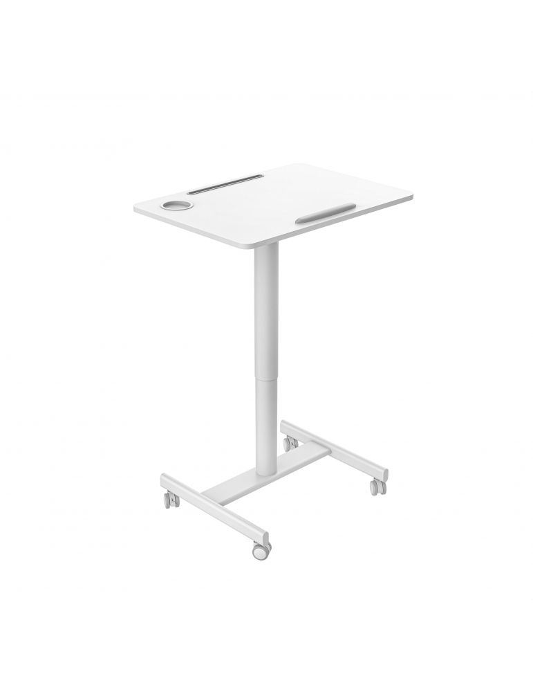 Office Supplies Masa laptop/videoproiector mobil, sit-stand, Blackmount TABLE316, max.8kg, ridicare pneumatica, blat inclinabil