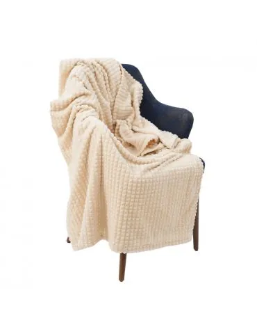 PATURA FLANNEL 150X200 CM CREM - Tik.ro