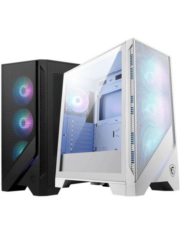 MSI MAG Forge 320R AIRFLOW Micro Tower Alb