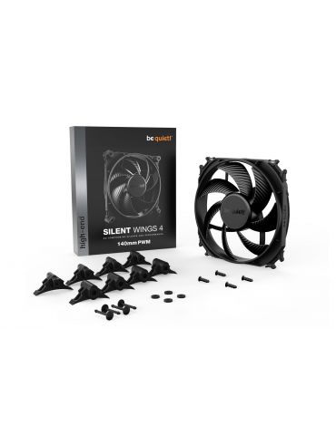 be quiet! SILENT WINGS 4 | 140mm PWM Carcasă calculator Ventilator 14 cm Negru 1 buc.