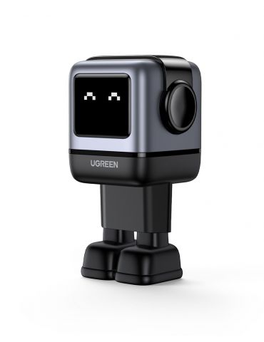 Ugreen Nexode RG 65W 3-Port GaN Calculator mobil, Telefon mobil, Laptop, Încărcător suplimentar, De telefon Gri AC Încărcare - Tik.ro