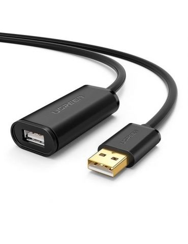 Ugreen 10323 cabluri USB USB 2.0 15 m USB A Negru - Tik.ro