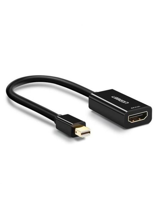 Ugreen 40360 adaptor pentru cabluri video 0,25 m Mini DisplayPort HDMI Negru