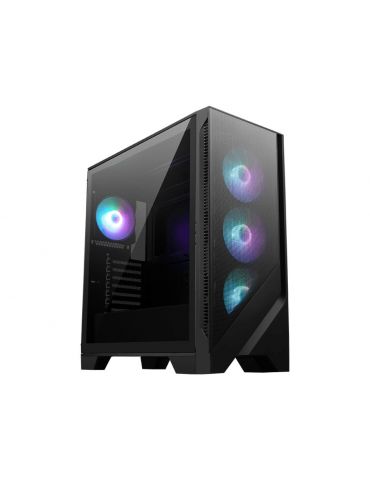 MSI MAG Forge 320R AIRFLOW Micro Tower Negru, Transparente - Tik.ro