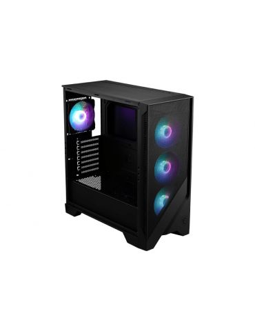 MSI MAG Forge 320R AIRFLOW Micro Tower Negru, Transparente