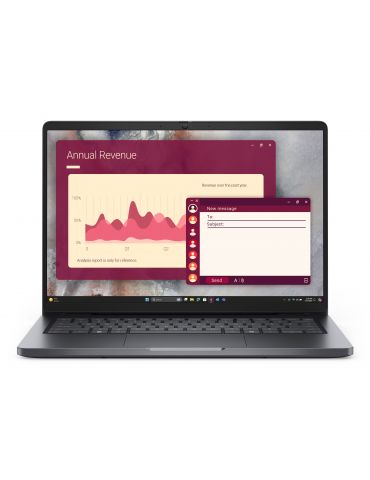 DELL Pro 14 PC14250 Intel Core 5 120U Laptop 35,6 cm (14") Full HD+ 16 Giga Bites DDR5-SDRAM 512 Giga Bites SSD Wi-Fi 6E - Tik.ro