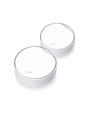 TP-Link DECO X50-POE(2-PACK) sistem Wi-Fi tip rețea Bandă dublă (2.4 GHz  5 GHz) Wi-Fi 6 (802.11ax) Alb Intern - Tik.ro