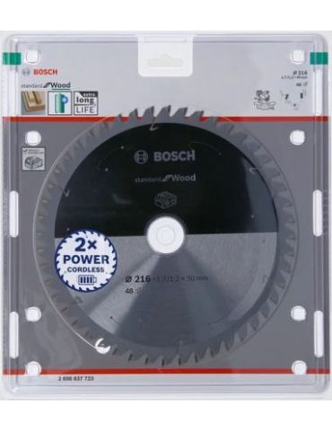 Bosch 2 608 837 723 lame pentru ferăstraie circulare 21,6 cm 1 buc.