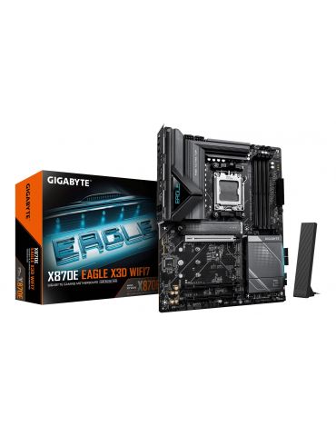 GIGABYTE X870E EAGLE X3D WIFI7 AMD X870E Mufă AM5 ATX - Tik.ro