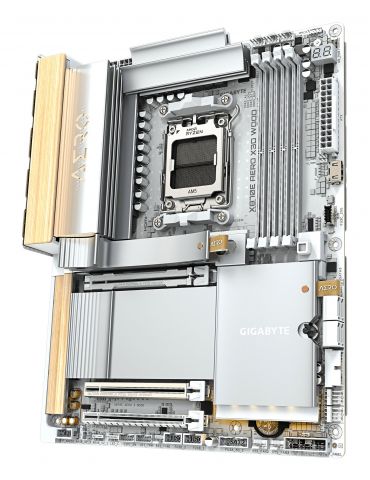 GIGABYTE X870E AERO X3D WOOD AMD X870E Mufă AM5 ATX