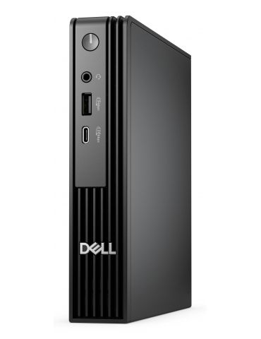 DELL Pro QCM1255 AMD Ryzen™ 5 PRO 8600GE 16 Giga Bites DDR5-SDRAM 512 Giga Bites SSD Windows 11 Pro Micro PC Mini PC Negru