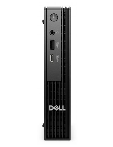 DELL Pro QCM1255 AMD Ryzen™ 5 8500GE 16 Giga Bites DDR5-SDRAM 512 Giga Bites SSD Ubuntu Linux Micro PC Mini PC Negru - Tik.ro