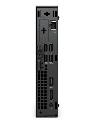DELL Pro QCM1255 AMD Ryzen™ 5 8500GE 16 Giga Bites DDR5-SDRAM 512 Giga Bites SSD Ubuntu Linux Micro PC Mini PC Negru
