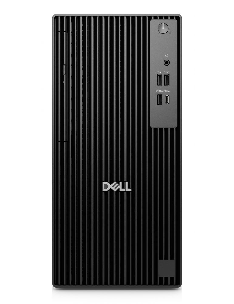 Desktop Computers DELL Pro QCT1255 AMD Ryzen 5 8600G 16 Giga Bites DDR5-SDRAM 512 Giga Bites SSD Windows 11 Pro Tower PC-ul Negru