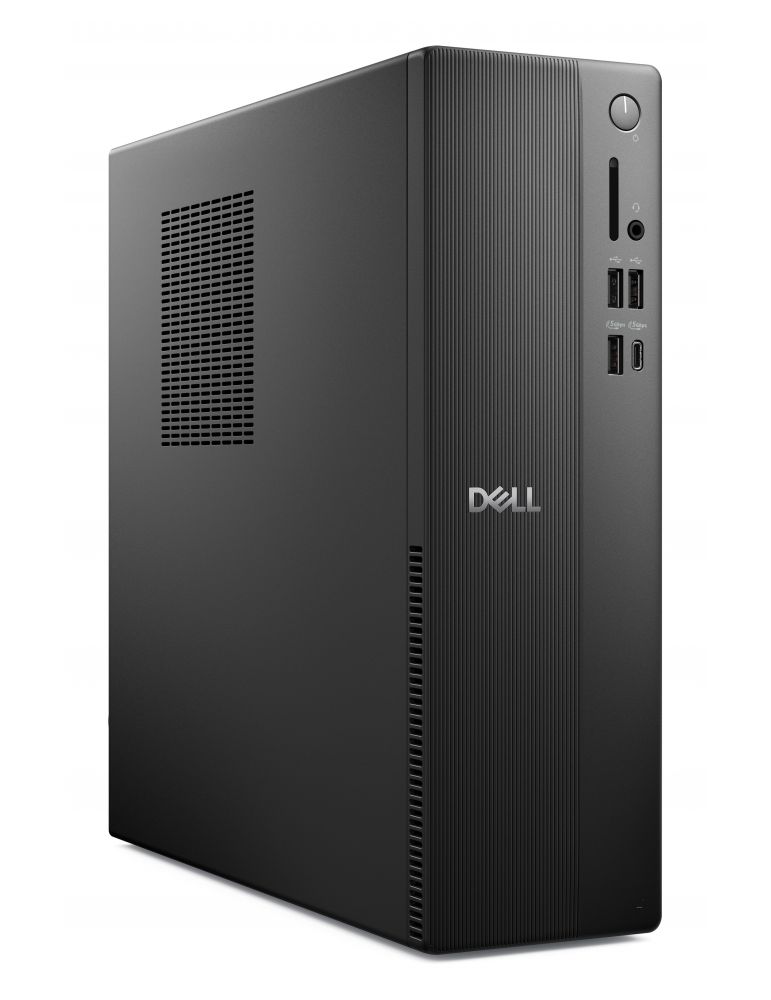 Desktop Computers DELL Pro QVS1260 Intel Core Ultra 5 225 8 Giga Bites DDR5-SDRAM 512 Giga Bites SSD Windows 11 Pro Slim PC PC-ul Negru