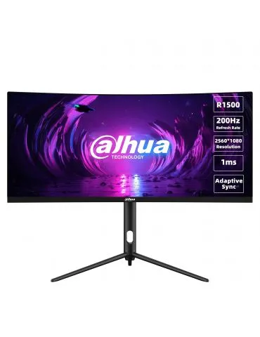Dahua Technology LM30-E330CA monitoare LCD 76,2 cm (30") 2560 x 1080 Pixel UltraWide Full HD Negru, Roşu - Tik.ro