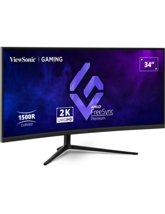 Viewsonic VX3418C-2K monitoare LCD 86,4 cm (34") 3440 x 1440 Pixel UltraWide Quad HD Negru