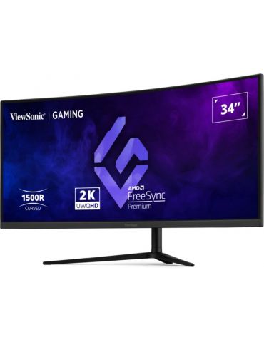 Viewsonic VX3418C-2K monitoare LCD 86,4 cm (34") 3440 x 1440 Pixel UltraWide Quad HD Negru