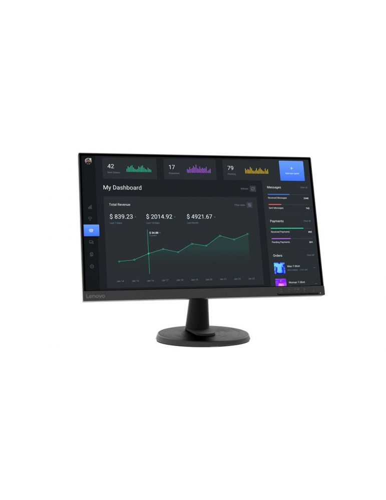 Lenovo C24-40 monitoare LCD 60,5 cm (23.8") 1920 x 1080 Pixel Full HD LED Negru