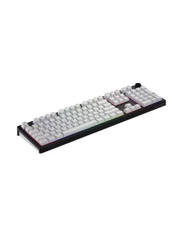HATOR Skyfall Wireless 100 tastaturi Gaming USB + RF Wireless + Bluetooth QWERTY Engleză SUA Negru, Alb