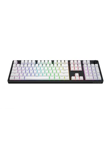 HATOR Skyfall Wireless 100 tastaturi Gaming USB + RF Wireless + Bluetooth QWERTY Engleză SUA Negru, Alb