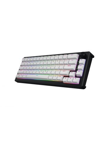HATOR Skyfall 65 MAG ULTRA 8K tastaturi Gaming USB QWERTY Engleză SUA Negru, Alb