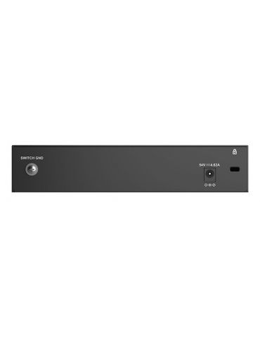 D-Link DMS-108P E switch-uri Fara management 2.5G Ethernet (100 1000 2500) Power over Ethernet (PoE) Suport Negru
