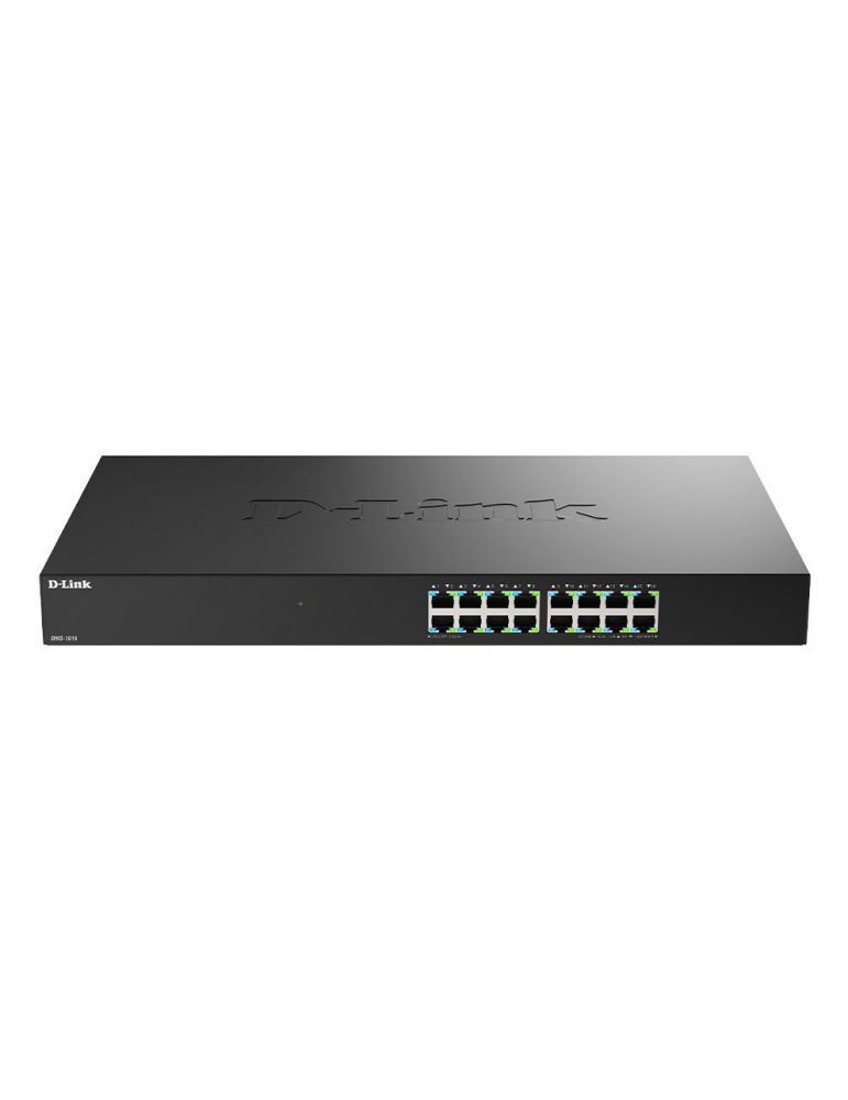 Hubs & Switches D-Link DMS-1016 Fara management L2+ 2.5G Ethernet (100/1000/2500) Negru