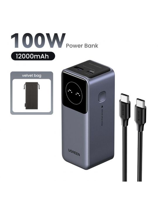 Ugreen 12000mAh 100W Fast Charging Powerbank