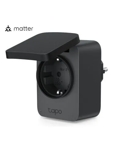 TP-Link Tapo P410M priză smart 3680 W Acasă Negru - Tik.ro