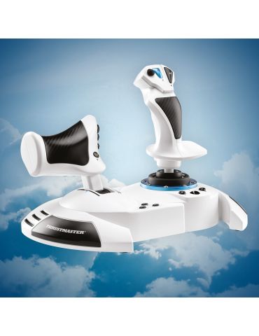 Thrustmaster T.Flight Hotas One Microsoft Flight Simulator Edition Negru, Alb USB Joystick + dispozitiv control motor Analog 