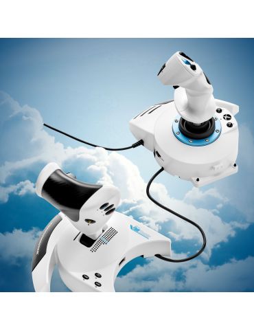 Thrustmaster T.Flight Hotas One Microsoft Flight Simulator Edition Negru, Alb USB Joystick + dispozitiv control motor Analog 