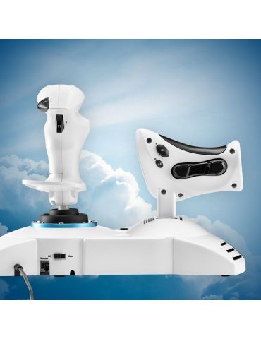 Thrustmaster T.Flight Hotas One Microsoft Flight Simulator Edition Negru, Alb USB Joystick + dispozitiv control motor Analog 