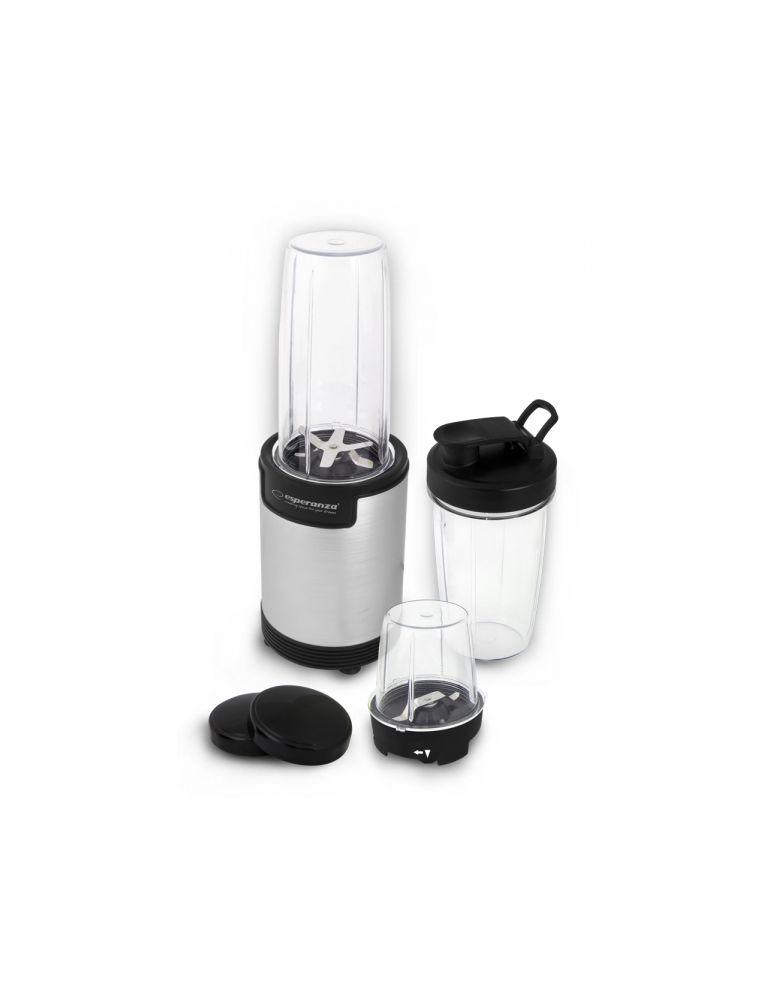 Food Mixers & Blenders Blender Esperanza Nutri Bomb EKM030 9 in 1 900W Argintiu "EKM030" (timbru verde 2 lei)