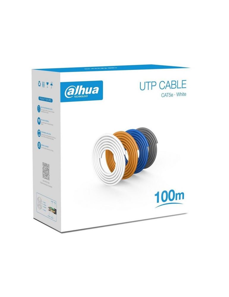 Network Cables Cablu UTP CAT5e Dahua PFM920I-5EU-U, cupru, 100 metri