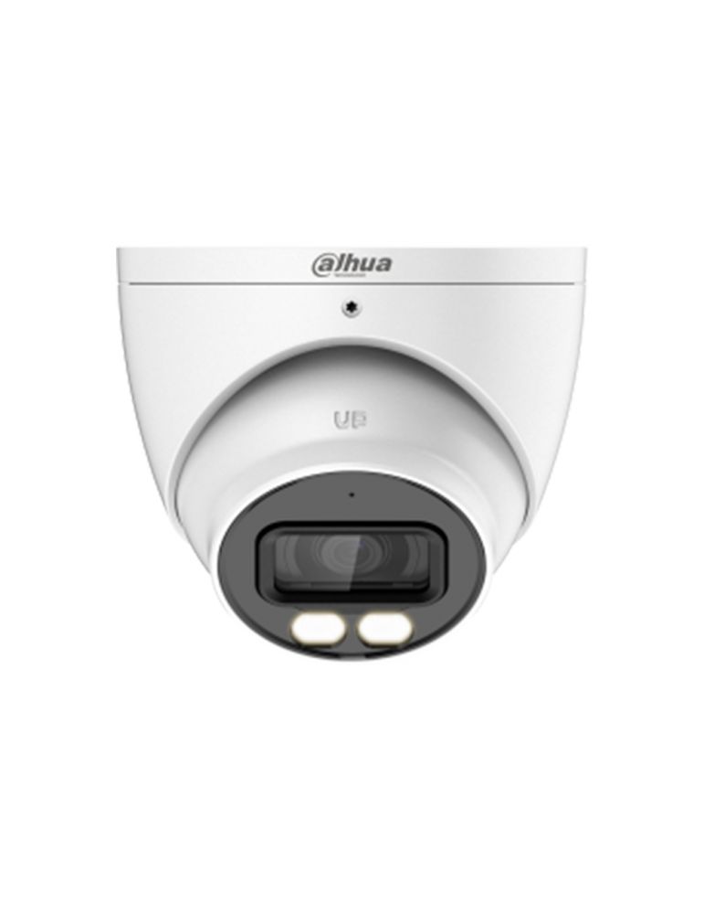 Cameras Camera supraveghere Dome cu iluminare duala Dahua HAC-HDW1509T-IL-A-0280B-S2, 5 MP, IR 40 m, lumina alba 40 m, 3.6 mm, microfon