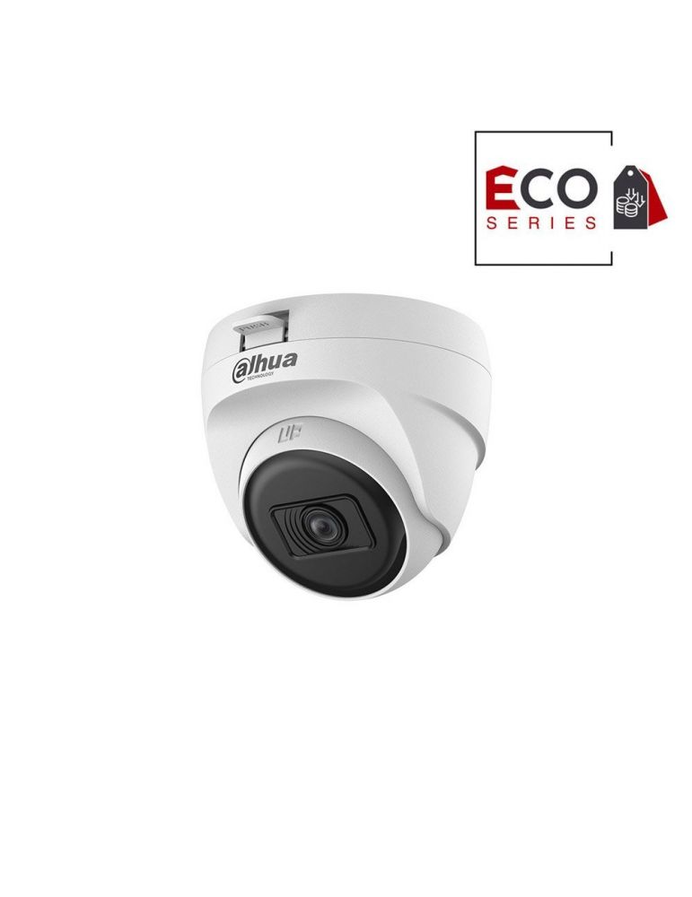 Cameras Camera supraveghere Dome Dahua Eco Series HAC-T1A21-U-0280B, 2 MP, 2.8 mm, IR 25 m, instalare rapida