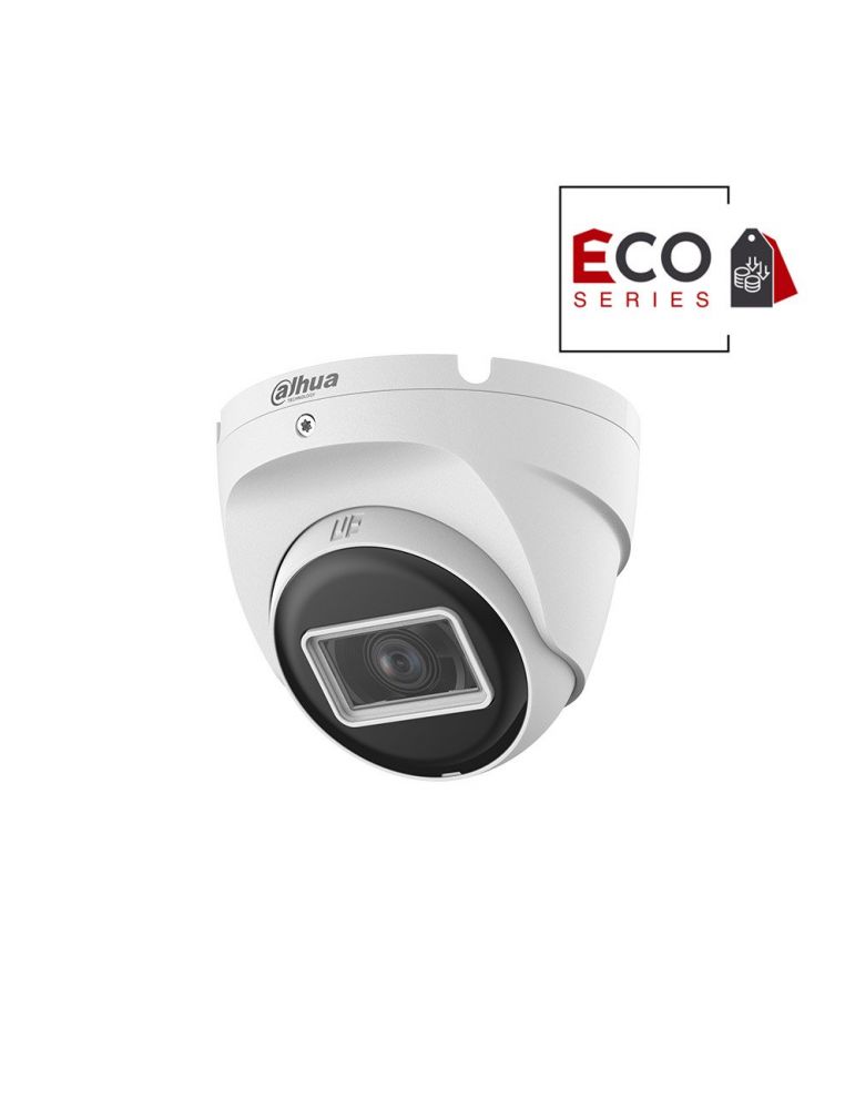 Cameras Camera supraveghere Dome Dahua Eco Series HAC-T2A51-U-0280B-S2, 5 MP, 2.8 mm, IR 30 m, HDCVI, PoC, IP67